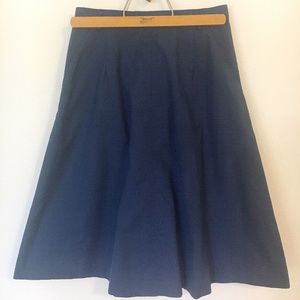 Vintage | Navy Skirt with Pockets